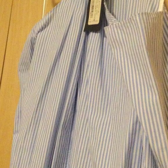 RAG&BONE BBY BLU STRP L/S COLLINGWOOD DRESS - Picture 10 of 11